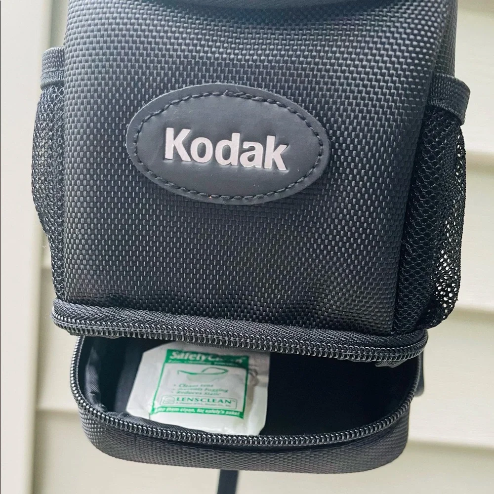 KODAK Camera Case Padded Black Zippered Pouch Bag Belt Loop 6